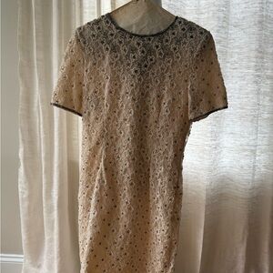 Elegant Lace Dress in Cream